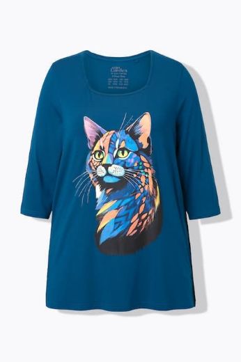 Moda za polnejše Majica A kroja s printom plus velikost, xxl, Ulla Popken in Johann Popken (JP1880)