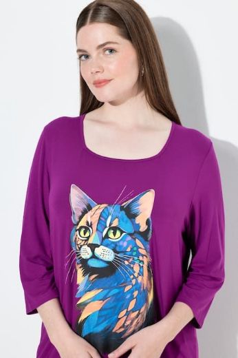 Moda za polnejše Majica A kroja s printom plus velikost, xxl, Ulla Popken in Johann Popken (JP1880)