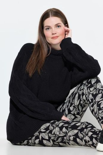 Moda za polnejše Pulover od eko pamuka plus velikost, xxl, Ulla Popken in Johann Popken (JP1880)