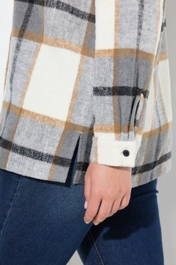 Moda za polnejše Košulja karirana šireg kroja plus velikost, xxl, Ulla Popken in Johann Popken (JP1880)