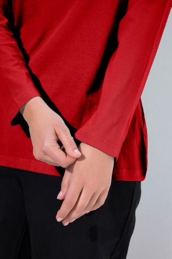 Moda za polnejše Majica dugi rukavi okrugli izrez plus velikost, xxl, Ulla Popken in Johann Popken (JP1880)