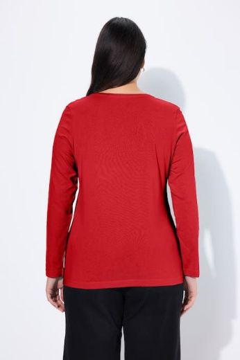 Moda za polnejše Majica dugi rukavi okrugli izrez plus velikost, xxl, Ulla Popken in Johann Popken (JP1880)
