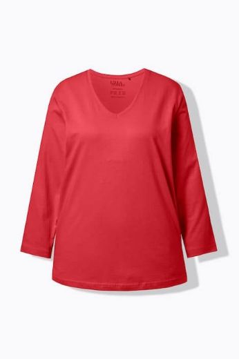 Moda za polnejše Majica Basic dugi rukavi plus velikost, xxl, Ulla Popken in Johann Popken (JP1880)