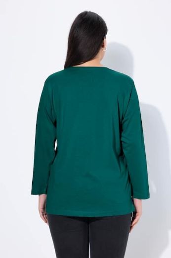 Moda za polnejše Majica Basic dugi rukavi plus velikost, xxl, Ulla Popken in Johann Popken (JP1880)