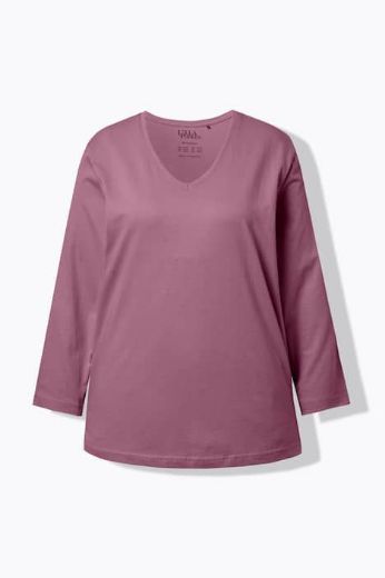 Moda za polnejše Majica Basic dugi rukavi plus velikost, xxl, Ulla Popken in Johann Popken (JP1880)