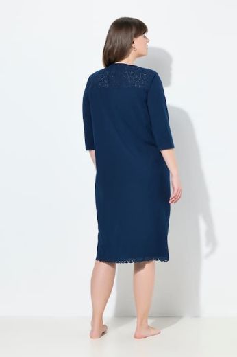 Moda za polnejše Spavaćica 3/4 rukava s gumbićima plus velikost, xxl, Ulla Popken in Johann Popken (JP1880)