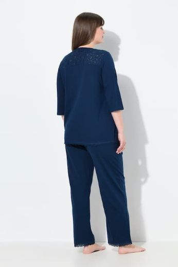 Moda za polnejše Pidžama dugih rukava i dugih nogavica plus velikost, xxl, Ulla Popken in Johann Popken (JP1880)