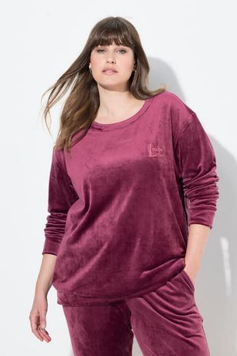 Moda za polnejše Majica dugih rukava okruglog ovratnika plus velikost, xxl, Ulla Popken in Johann Popken (JP1880)