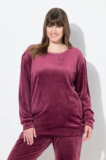 Moda za polnejše Majica dugih rukava okruglog ovratnika plus velikost, xxl, Ulla Popken in Johann Popken (JP1880)