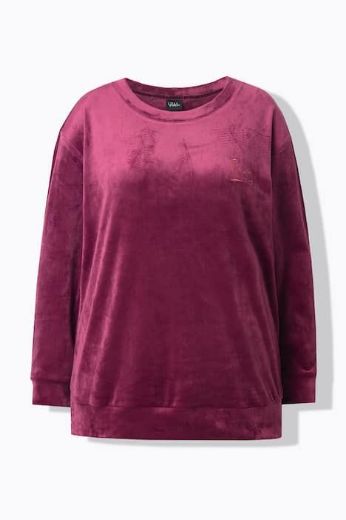Moda za polnejše Majica dugih rukava okruglog ovratnika plus velikost, xxl, Ulla Popken in Johann Popken (JP1880)