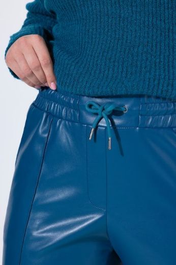 Moda za polnejše Hlače imitacija kože na vezanje plus velikost, xxl, Ulla Popken in Johann Popken (JP1880)