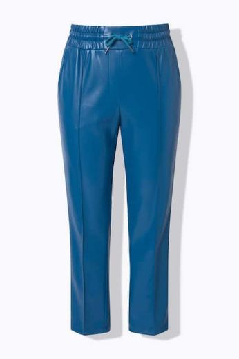 Moda za polnejše Hlače imitacija kože na vezanje plus velikost, xxl, Ulla Popken in Johann Popken (JP1880)
