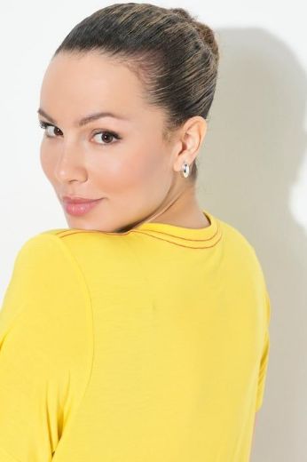 Moda za polnejše Majica funkcionalna V ovratnik plus velikost, xxl, Ulla Popken in Johann Popken (JP1880)