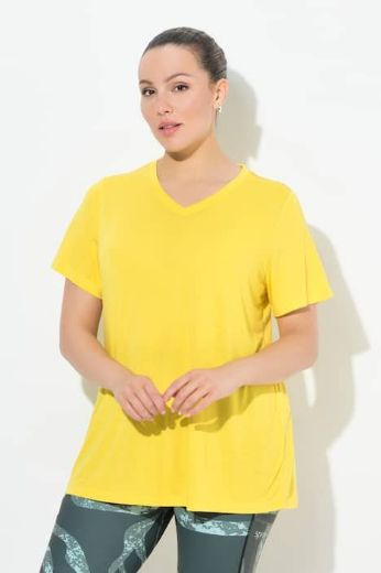 Moda za polnejše Majica funkcionalna V ovratnik plus velikost, xxl, Ulla Popken in Johann Popken (JP1880)