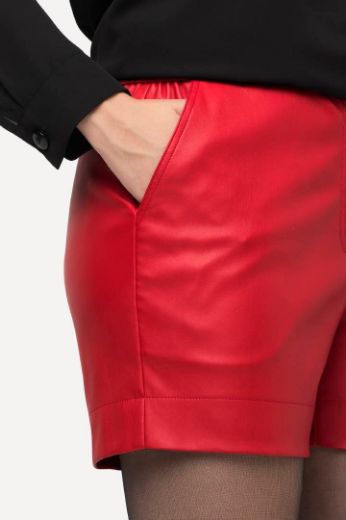 Moda za polnejše Hlače kratke imitacija kože plus velikost, xxl, Ulla Popken in Johann Popken (JP1880)