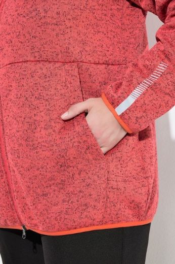 Moda za polnejše Majica s patentnim zatvaračem i kapuljačom plus velikost, xxl, Ulla Popken in Johann Popken (JP1880)