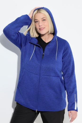 Moda za polnejše Majica s patentnim zatvaračem i kapuljačom plus velikost, xxl, Ulla Popken in Johann Popken (JP1880)