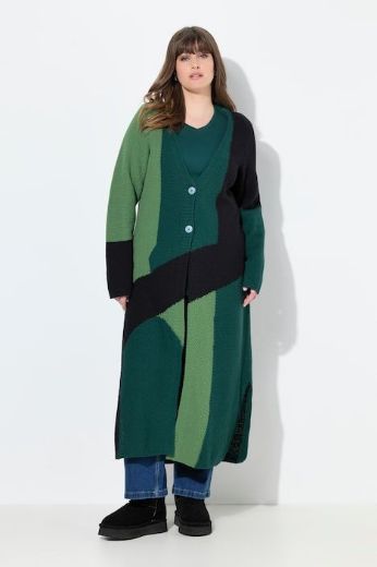 Moda za polnejše Kardigan dugih rukava dužeg kroja plus velikost, xxl, Ulla Popken in Johann Popken (JP1880)