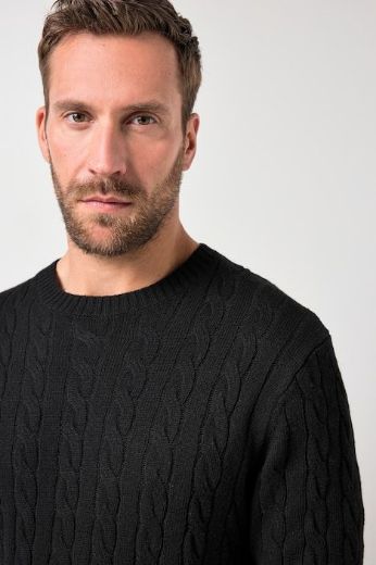 Moda za polnejše Pulover dugih rukava plus velikost, xxl, Ulla Popken in Johann Popken (JP1880)