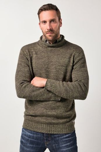 Moda za polnejše Pulover dugih rukava povišenog ovratnika plus velikost, xxl, Ulla Popken in Johann Popken (JP1880)