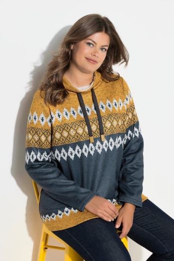 Moda za polnejše Pulover dugih rukava povišenog ovratnika plus velikost, xxl, Ulla Popken in Johann Popken (JP1880)