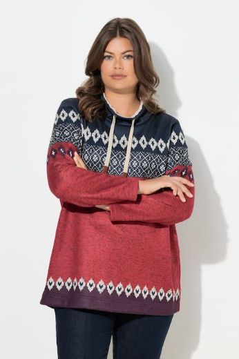 Moda za polnejše Pulover dugih rukava povišenog ovratnika plus velikost, xxl, Ulla Popken in Johann Popken (JP1880)
