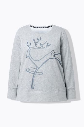Moda za polnejše Majica dugih rukava plus velikost, xxl, Ulla Popken in Johann Popken (JP1880)