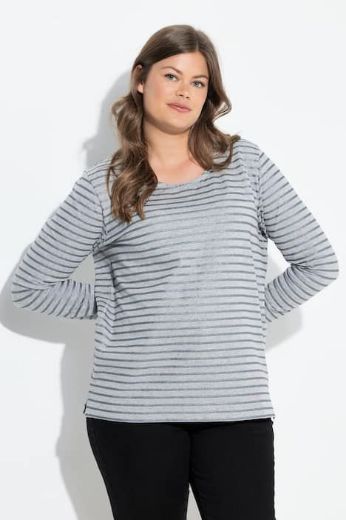 Moda za polnejše Majica dugih rukava plus velikost, xxl, Ulla Popken in Johann Popken (JP1880)