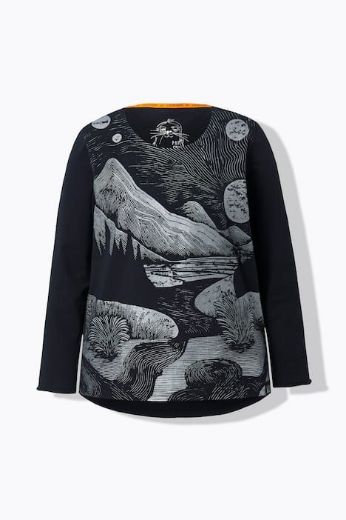 Moda za polnejše Majica dugih rukava plus velikost, xxl, Ulla Popken in Johann Popken (JP1880)