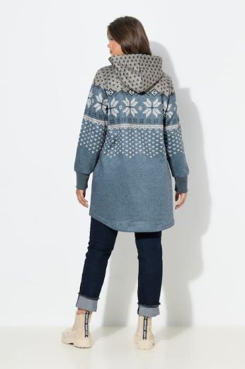 Moda za polnejše Jakna od flisa s kapuljačom plus velikost, xxl, Ulla Popken in Johann Popken (JP1880)