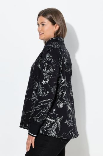 Moda za polnejše Majica dugih rukava povišenog ovratnika plus velikost, xxl, Ulla Popken in Johann Popken (JP1880)
