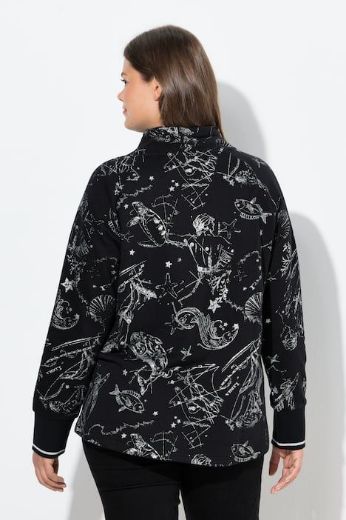 Moda za polnejše Majica dugih rukava povišenog ovratnika plus velikost, xxl, Ulla Popken in Johann Popken (JP1880)