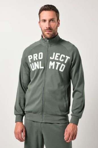 Moda za polnejše Majica dugih rukava s patentnim zatvaračem plus velikost, xxl, Ulla Popken in Johann Popken (JP1880)