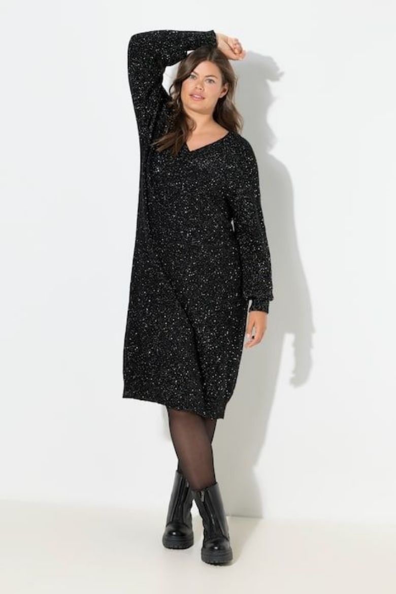 Moda za polnejše Haljina Midi plus velikost, xxl, Ulla Popken in Johann Popken (JP1880)