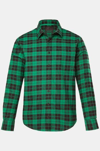 Moda za polnejše Košulja dugih rukava karirana plus velikost, xxl, Ulla Popken in Johann Popken (JP1880)