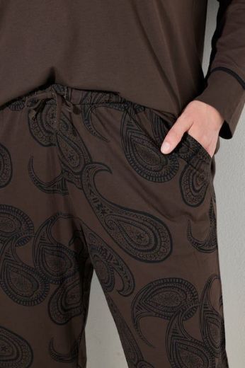 Moda za polnejše Pidžama dugih rukava i dugih nogavica plus velikost, xxl, Ulla Popken in Johann Popken (JP1880)