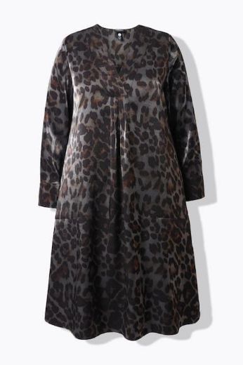 Moda za polnejše Haljina midi dugih rukava plus velikost, xxl, Ulla Popken in Johann Popken (JP1880)