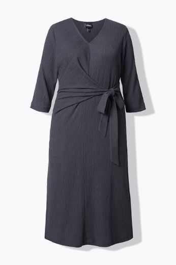 Moda za polnejše Haljina midi 3/4 rukava plus velikost, xxl, Ulla Popken in Johann Popken (JP1880)