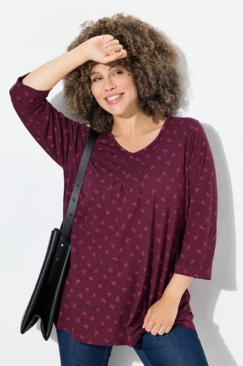 Moda za polnejše Majica 3/4 rukava plus velikost, xxl, Ulla Popken in Johann Popken (JP1880)