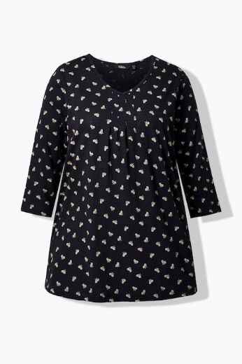 Moda za polnejše Majica 3/4 rukava plus velikost, xxl, Ulla Popken in Johann Popken (JP1880)