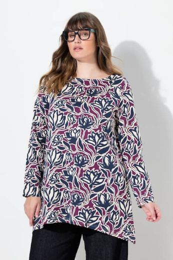 Moda za polnejše Majica dugih rukava dužeg kroja plus velikost, xxl, Ulla Popken in Johann Popken (JP1880)