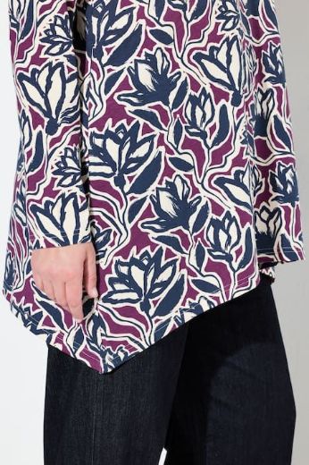 Moda za polnejše Majica dugih rukava dužeg kroja plus velikost, xxl, Ulla Popken in Johann Popken (JP1880)