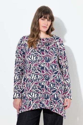 Moda za polnejše Majica dugih rukava dužeg kroja plus velikost, xxl, Ulla Popken in Johann Popken (JP1880)