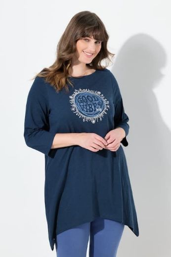 Moda za polnejše Majica 3/4 rukava dužeg A kroja plus velikost, xxl, Ulla Popken in Johann Popken (JP1880)