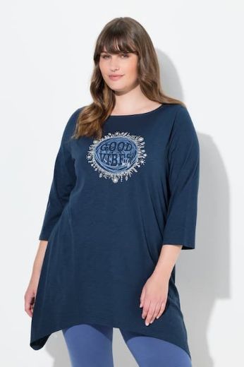 Moda za polnejše Majica 3/4 rukava dužeg A kroja plus velikost, xxl, Ulla Popken in Johann Popken (JP1880)