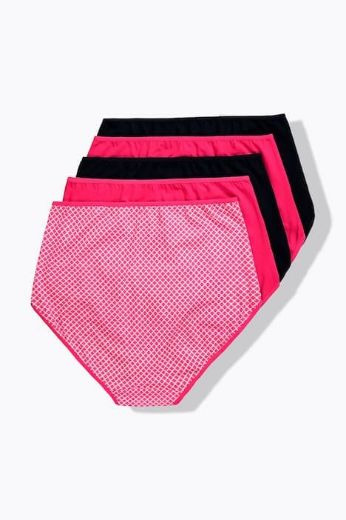 Moda za polnejše Gaćice maxi 5 komada plus velikost, xxl, Ulla Popken in Johann Popken (JP1880)