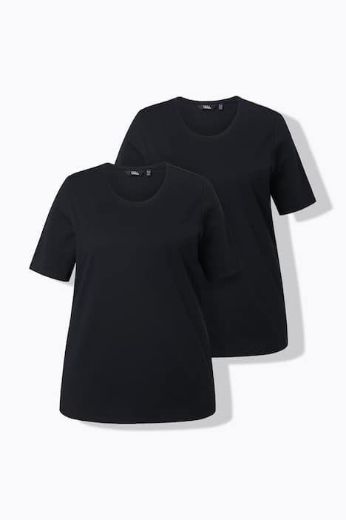 Moda za polnejše Majica kratkih rukava okruglog ovratnika plus velikost, xxl, Ulla Popken in Johann Popken (JP1880)