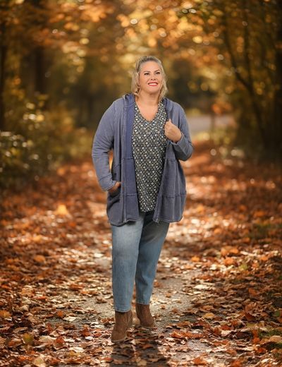 Tunika sa zatvaračem za polnejše ženske in moške, plus velikost Tunika sa zatvaračem xxl Ulla Popken in Johann Popken (JP1880)