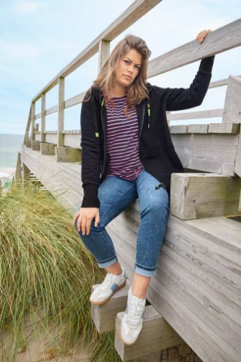 Moda za polnejše Jakna s kapuljačom plus velikost, xxl, Ulla Popken in Johann Popken (JP1880)