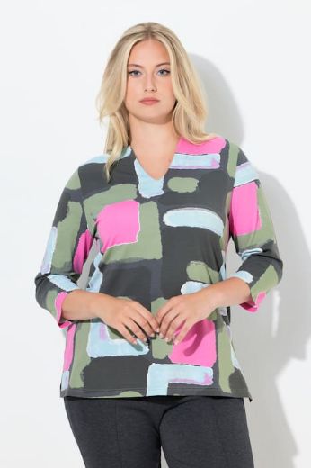 Moda za polnejše Majica 3/4 rukava plus velikost, xxl, Ulla Popken in Johann Popken (JP1880)
